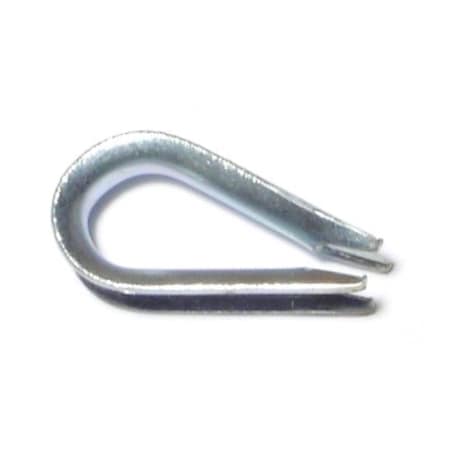 Midwest Fastener 3/32" Zinc Plated Steel Cable Thimbles 15PK 71982